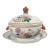 Chinese Export Famille Rose Porcelain Soup Tureen, Cover & Stand, Circa 1765 For Sale