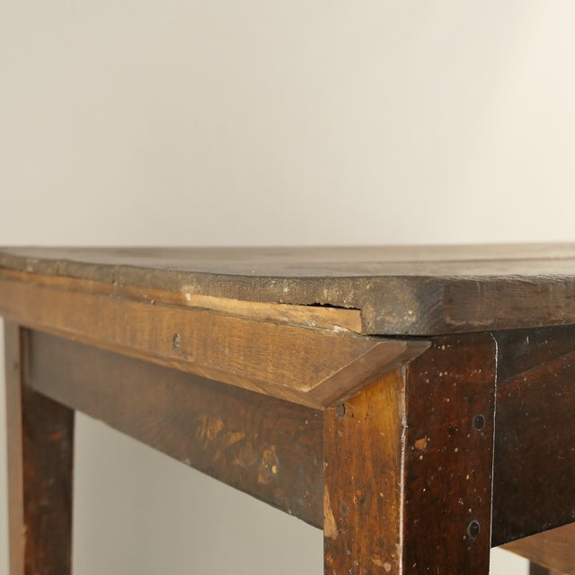 19th Century South Tyrolean Alpine Style Joggeltisch Table with Oak Top For Sale - Image 6 of 16