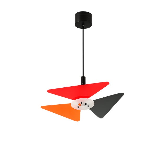 1990s Vintage Postmodern Colourful Pendant Light, 1990s. For Sale - Image 5 of 10