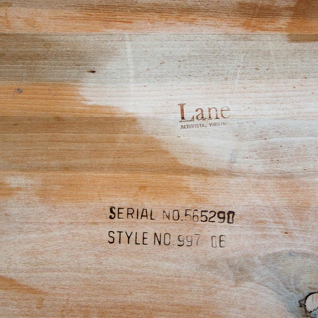 Wood Mid Century Modern End Table Lane Side Walnut Vintage Square MCM Style 997-06 For Sale - Image 7 of 10