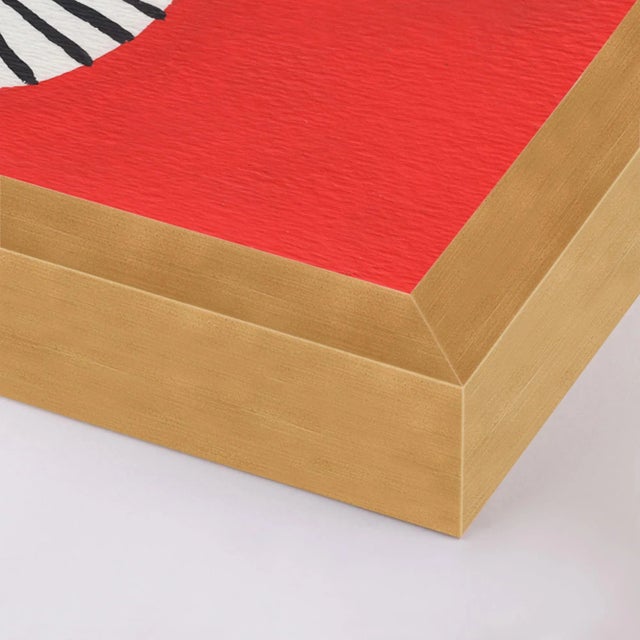 DESCRIPTION: Cherry Pop Diptych by Willa Heart in Gold Frame, XS Art Print SPECIFICATIONS: Type: Framed Paper. Individual...