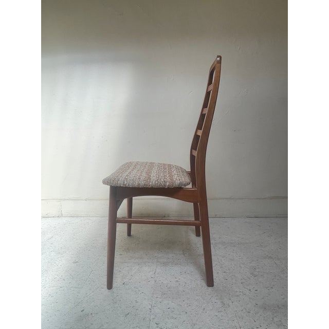 Brown 1960s Set of 4 Teak Armless Dining Chairs, Attributed to Art Furn Denmark For Sale - Image 8 of 8