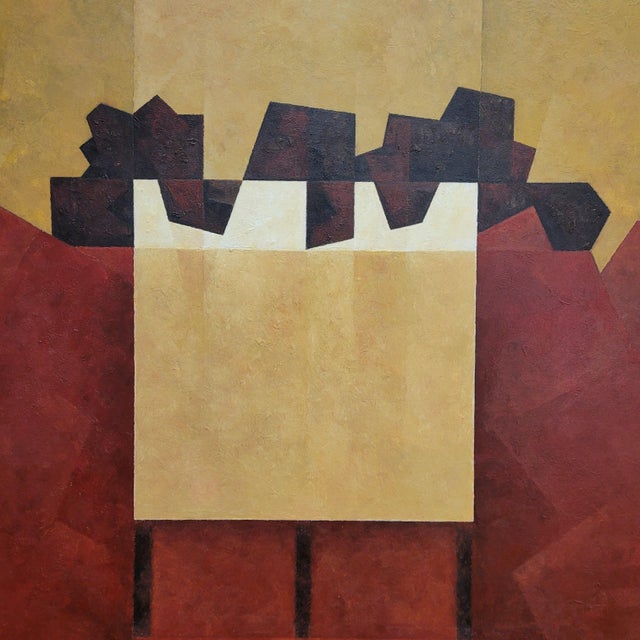 Julio Sendino, Water Encaustic Qvadrum, 2019, Paint & Wax For Sale - Image 3 of 18