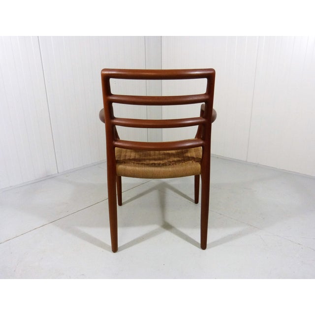 Wood Desk Chair Model 68 by Niels Otto (N. O.) Møller for J.L. Møller, Denmark, 1980s For Sale - Image 7 of 14