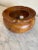 Contemporary Vintage 1970s Live Edge Handcarved Olivewood Burl Bowl For Sale - Image 3 of 11