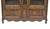 Antique 1900s French Tiger Oak Display Cabinet, Louis XV Style, Carved Glass Door Bookcase For Sale - Image 9 of 17