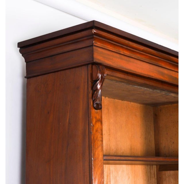 Wood Antique 19th Century Victorian Open Bookcase For Sale - Image 7 of 11