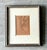 Tan Vintage Portrait Drawing in Frame For Sale - Image 8 of 13