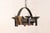 Mid 20th Century Mid 20th Century French Wood Beam & Iron Chandelier For Sale - Image 5 of 8