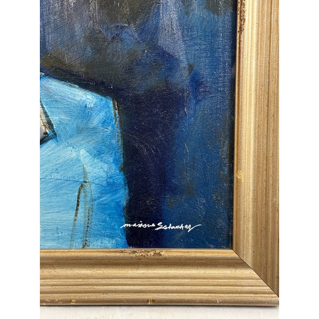 Maxine Estachy French Portrait Artist C 1950 For Sale - Image 4 of 6