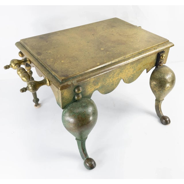 We are selling this heavy duty brass fireplace trivet. This brass trivet has high quality construction and is probably...