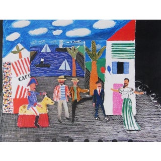 1981 David Hockney Les Mamelles De Tiresias l'Enfant Et Les Sortileges Parade Limited Edition Poster For Sale