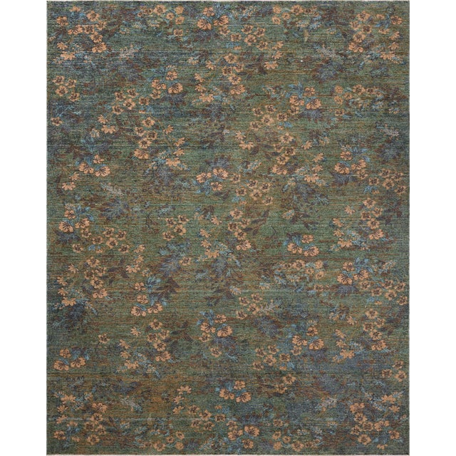 2020s Loloi Winchester Seafoam Green / Teal 7'-9" x 10' Area Rug For Sale - Image 5 of 5