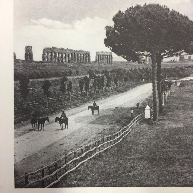 Victorian Antique Photogravures Rome, Italy - A Pair For Sale - Image 3 of 4