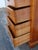 Pier Cabinet Solid Maple Distressed Tall Narrow Lingerie Jewelry Chest 6243 For Sale In Miami - Image 6 of 16