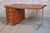Metal Bauhaus Writing Desk in Oak and Chrome attributed to Hynek Gottwald, Czechia, 1930s For Sale - Image 7 of 15