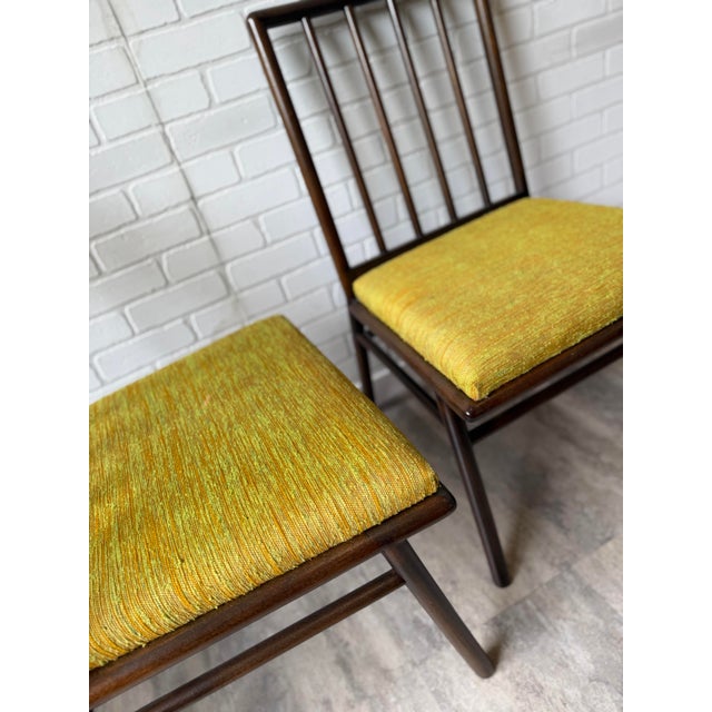 Th Robsjohn Gibbings for Widdicomb Ebonized Dining Chairs For Sale In New York - Image 6 of 8