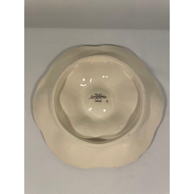 Oyster Gray 1920s French Majolica Sarreguemines Oyster Plate For Sale - Image 8 of 10