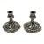 Antique Fine & Beautiful Victorian Tiffany & Company Heavy Solid Cast Silverplate Candlesticks - A Pair For Sale