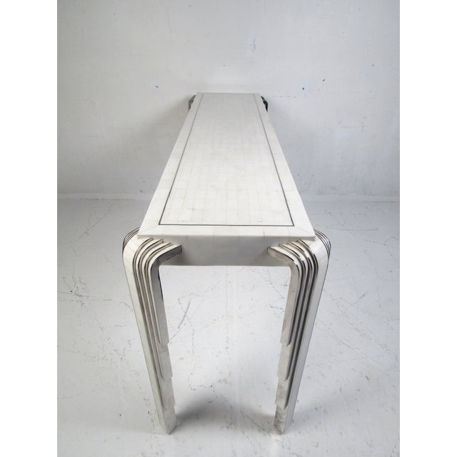 Late 20th Century Maitland-Smith Style Console Table For Sale - Image 10 of 12