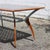 Vintage Italian Glass-Wood and Metal Dining Table For Sale - Image 12 of 18