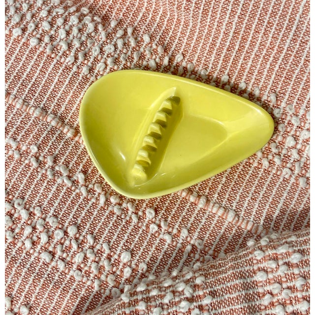 1960s MidCentury Modern Coors Anholt Ceramic Atomic Boomerang Ashtray