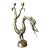 Vintage Asian Brass Dragon Candelabra For Sale