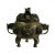 Metal Chinese Brown Dragon Head Lid, Dragons Bronze Incense Burner For Sale - Image 7 of 7
