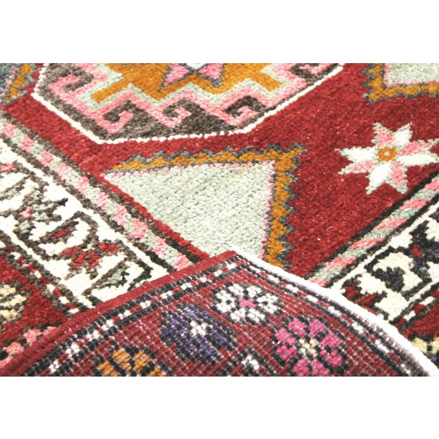 1960s Turkish Oushak Runner For Sale - Image 4 of 7