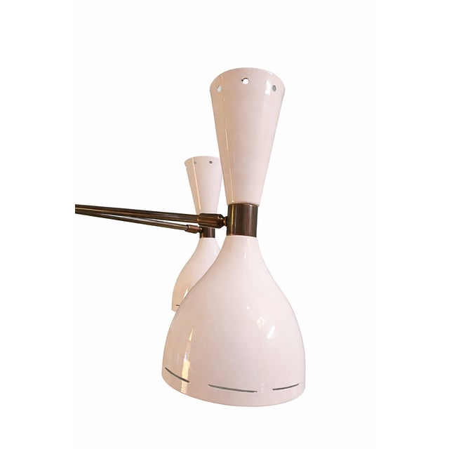 Not Yet Made - Made To Order Spoon Light 5-Arm Brass Sputnik Chandelier, 10-Light Mid-Century Modern Ceiling Light For Sale - Image 5 of 5