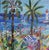 1990s Yvon Grac, The Cros Dei Pin Beach at St. Jean Cap Ferrat, 1990s, Oil Painting on Canvas, Framed For Sale - Image 5 of 18