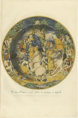 Delange, Plate with Andrew Fountaine, 1869, Print