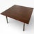 Contemporary Low Mid-Century Square Coffee Table with Rosewood Top and Chrome Legs For Sale - Image 3 of 9