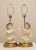 Vintage Pair of Rococo Revival Style Porcelain Figurine Lamps with Brass Base Most Likely by Cordey or Dresden (Not...