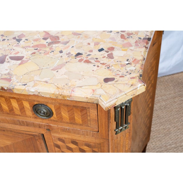 19th Century French Chest With Parquetry Inlay For Sale - Image 4 of 17