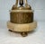 Large Antique Ornate Hand Carved Figural Alabaster Bronze Electric Table Lamp For Sale - Image 4 of 13