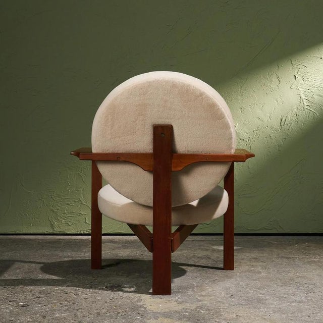 Wood Three-Legged Easy Chairs in Teak by Bent Møller Jepsen for Sitamo, Denmark, 1961, Set of 2 For Sale - Image 7 of 15
