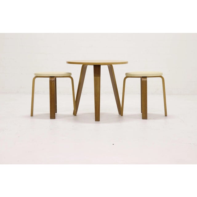 Mid-Century Modern Set of Plywood Stools by Cor Alons for Gouda den Boer, 1950s For Sale - Image 3 of 10
