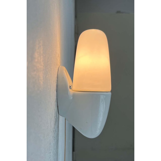 Mid-Century Modern German Ceramic 6065 Sconce by Wilhelm Wagenfeld for Lindner, 1950s For Sale - Image 6 of 18