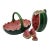 Vintage Strata Group “Ripe Watermelons” Sculptural Ceramic Pitcher & Basket Set, 5 Pieces For Sale