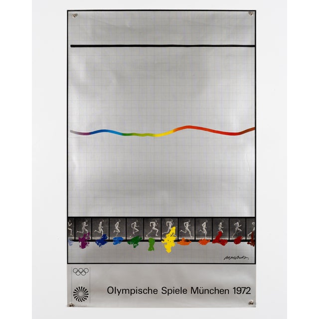 Olympia Serigraph Poster by Shusaku Arakawa, 1972 For Sale - Image 3 of 9