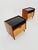 Mid-Century German Nightstands / Bedside Tables with Glass Tops from Wk Möbel, 1960s, Set of 2 For Sale - Image 5 of 11
