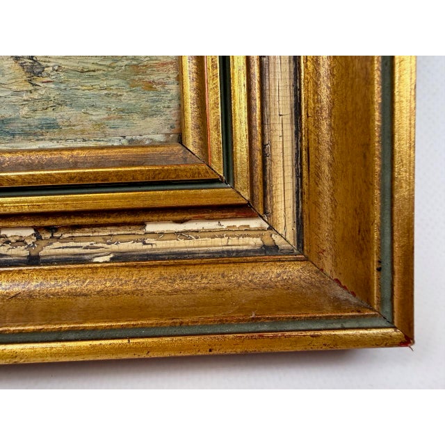 Bergmann, Boats, Oil on Board, 1900s, Framed For Sale - Image 7 of 9