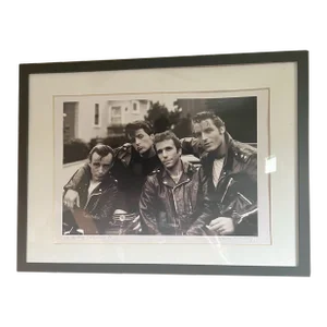 Framed 'The Lords of Flatbush" Photograph by Steven F. Verona 1972 1/20