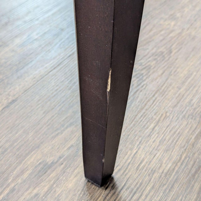 Baronet Dark Wood Desk With Two Drawers For Sale - Image 10 of 10