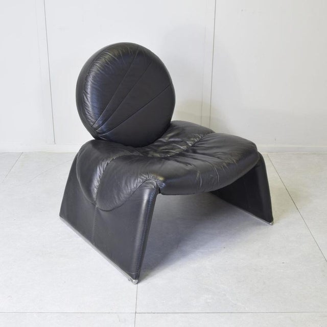 Saporiti Italia Calypso C35 Armchair by Vittorio Introini for Saporiti Italia, 1980s For Sale - Image 4 of 10