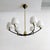 Mid-Century Modern Six-Arm Chandelier by Arlus, 1950 For Sale - Image 3 of 10