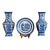 Chinese Antique Blue and White Export Porcelain Garniture- 3 Pieces For Sale