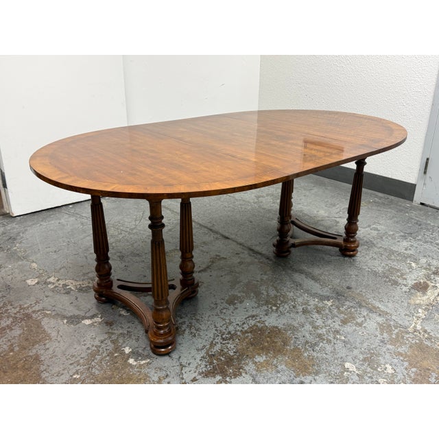 Wood Heritage Gateleg Extension Dining Table For Sale - Image 7 of 12