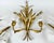 1950s Art Deco Italian Wheat Sheaf Sconces in Bronze, Florence, 1950s, Set of 3 For Sale - Image 5 of 8